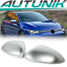 Matte Chrome Side Mirror Caps Cover For VW  VW Golf MK8 2022+ No Assist