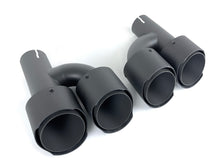 60mm Matte Carbon Exhaust Tips For Audi A4 A5 A6 A7 55-59mm Pipes