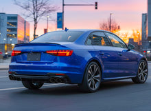 Gloss Black Rear Diffuser w/ Exhaust Tips For 2020–2024 Audi A4 B9.5 Non S-Line