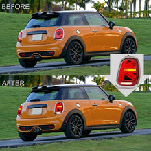 Sequential Red/Smoke LED Tail Lights For 14-19 Mini Cooper F55/56/57