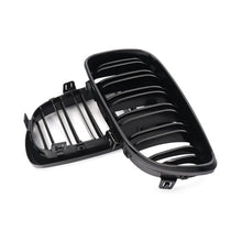 Kidney Grill Grille Gloss Black Dual Slat For BMW E81 E82 E87 E88 1 Series 08-13