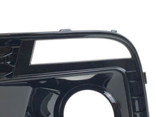 Black Front Bumper Fog Light Grilles Cover w/ ACC For Audi Q5 SQ5 FY S Line 2017+
