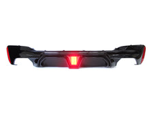 Glossy Black Rear Diffuser w/ LED Lights for BMW 5 Series G30 Sedan Sport Bumper 17-22