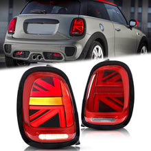 Sequential Red/Smoke LED Tail Lights For 14-19 Mini Cooper F55/56/57