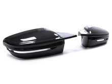 L+R Carbon Fiber Wing Mirror Cover Caps for BMW 3 Series G20 G21 5 Series G30 G31 7 Series G11 G12
