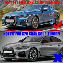 Double Line Front Bumper Center Grille For BMW 4 Series G22 G23 2 Door 2020-2024