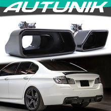 Black Exhaust Muffler Tips Tail Pipes for BMW 5 Series F10 F11 550i 550d M Sport 6 Series F12 F13 640d 650i et88