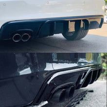 Gloss Black Rear Diffuser for BMW E82 E88 Sport Bumper 08-13