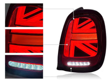 Sequential Red/Smoke LED Tail Lights For 14-19 Mini Cooper F55/56/57
