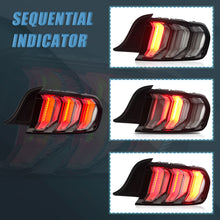 Clear LED Tail Lights Sequential For Ford Mustang 2015-2020 W/5 Modes set