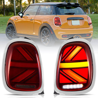 LED Tail Lights For 2014-2022 Mini F55 F56 F57 Cooper S Assembly Animation