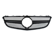 Black Front Mesh Grill Grille for Mercedes C207 A207 Coupe 14-17