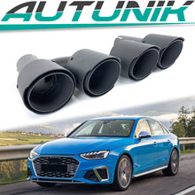 60mm Matte Carbon Exhaust Tips For Audi A4 A5 A6 A7 55-59mm Pipes