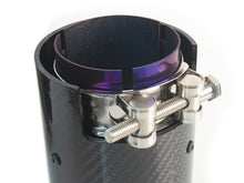 4x Carbon Fiber Exhaust Tips for BMW F80 M3 F82 M4 65-67mm pipes Gloss Blue Inner