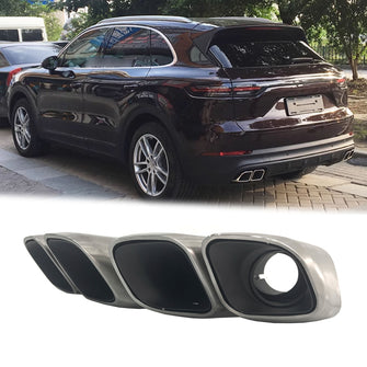 Angle-Cut Exhaust Pipes Muffler Tips for Porsche Macan Base 2.0L Engine 2019-2024