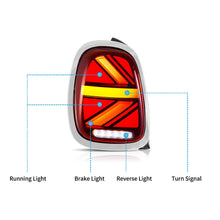 LED Tail Lights For 2014-2022 Mini F55 F56 F57 Cooper S Assembly Animation