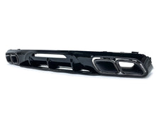 Rear Bumper Diffuser Lips Exhaust Tips for Mercedes CLS W218 550 63 AMG 15-18