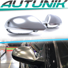 Matte Chrome Side Wing Mirror Cover for Audi A6 S6 C7 RS6 W/O Lane Assist 12-18