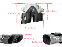 Rear Bumper Diffuser + Dual Exhaust Tips for Mercedes V177 A-Class Saloon AMG Line