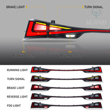 LED Tail Lights For Lexus IS250 300h 350F 2014-2020 Rear Lamps w/Animation