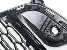 Black Front Bumper Fog Light Grille Cover For BMW 3 Series G20 Sedan M Sport Bumper 19-22