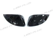 Gloss Black Mirror Covers Replace For Audi A3 S3 RS3 8V 2013-2020 w/ Lane Assist