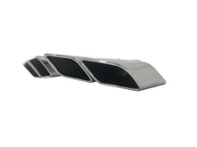 Silver Square Exhaust Tips Replacement for Audi Q7 3.0L 2016-2019