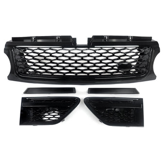 Gloss Black Front Grille Side Vents for Range Rover Sport 10-13