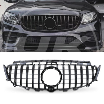 Front Grille Gloss Black Bumper Grill for Mercedes Benz E Class A238 16-20