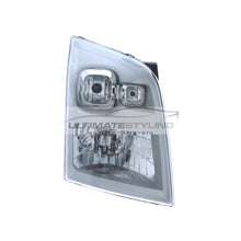 Headlights for Ford Transit Mk7 Van 2006-2014 Chrome Headlamps