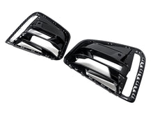 Black Front Bumper Fog Light Grilles Cover For BMW 4 Series G22 G23 M sport bumper 21-26