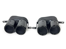 Gloss Black Exhaust Tips Pipes for BMW G20 Sedan Sport Bumper 19-22