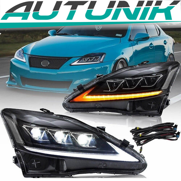 LED Headlights For Lexus IS250 350 C ISF 2006-2013
