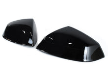 Gloss Black Side Mirror Caps Replace for Audi Q5 SQ5 Q7 2018-2024 No Lane Assist