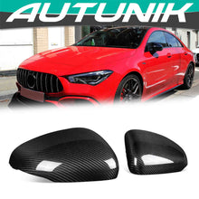 Dry Carbon Fiber Mirror Cover Caps Replace for Mercedes Benz A-Class W177 CLA C118 W118 2020+ mc158