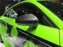 Fit for 2015-2022 Audi TT MK3 R8 Real Carbon Fiber Mirror Cover Caps Replacement w/o Lane Assist mc17