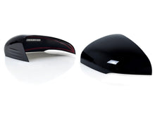 L+R Glossy Black Wing Mirror Cover Caps for Mercedes A Cl. W177 V177 CLA C118 X118 19-23