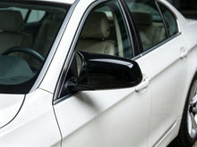 L+R Gloss Black O/S Wing Mirror Cover Caps for BMW 5 Series E60 E61 6 Series E63 E64 LCI 08-11