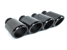 Glossy Black Muffler Pipes Exhaust Tips for Porsche Cayenne 92A 10-14