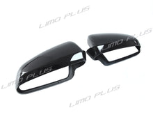 Side Mirror Cover Caps Replacement Glossy Black For AUDI A4 B6 B7 2002-2008 A6 2005-2008 mc53