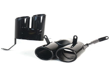 Gloss Black Rear Diffuser w/ Exhaust Tips For 2020–2024 Audi A4 B9.5 Non S-Line