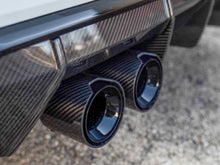 4PCS Carbon Fiber Exhaust Tips Gloss Black Perforated Inner Set for BMW M2 M3 M4 M5