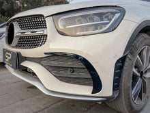 Gloss Black Front Bumper Canards Air Vent Trim for Mercedes Benz C253 X253 GLC GLC43 AMG 2020up pz41