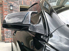L+R Carbon Look O/S Wing Mirror Cover Caps for BMW 5 Series E60 E61 6 Series E63 E64 LCI 08-11