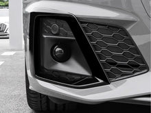 Black Front Bumper Fog Light Grilles Cover For Audi A5 S5 F5 S Line 2020+