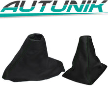 Green Stitching for MG MGF Gear Gaiter Handbreak Gauter Gator Leather