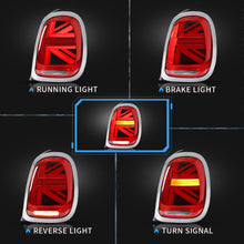 VLAND LED Tail lights For Mini Cooper F55 F56 F57 2014-2022 Union Jack Rear Lamp