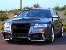 Honeycomb Front Grille Grill Glossy Black For Audi A6 C6 4F Allroad 2004-2011