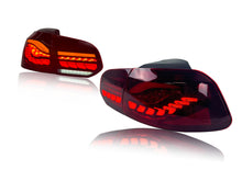 Smoked/Red LED Tail Lights For VW Golf  6 MK6 2009-2013 w/Sequential