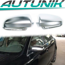 Side Mirror Caps Cover Replacement Matte Chrome for Audi A4 S4 B6 B7 A6 C6 A3 mc1
